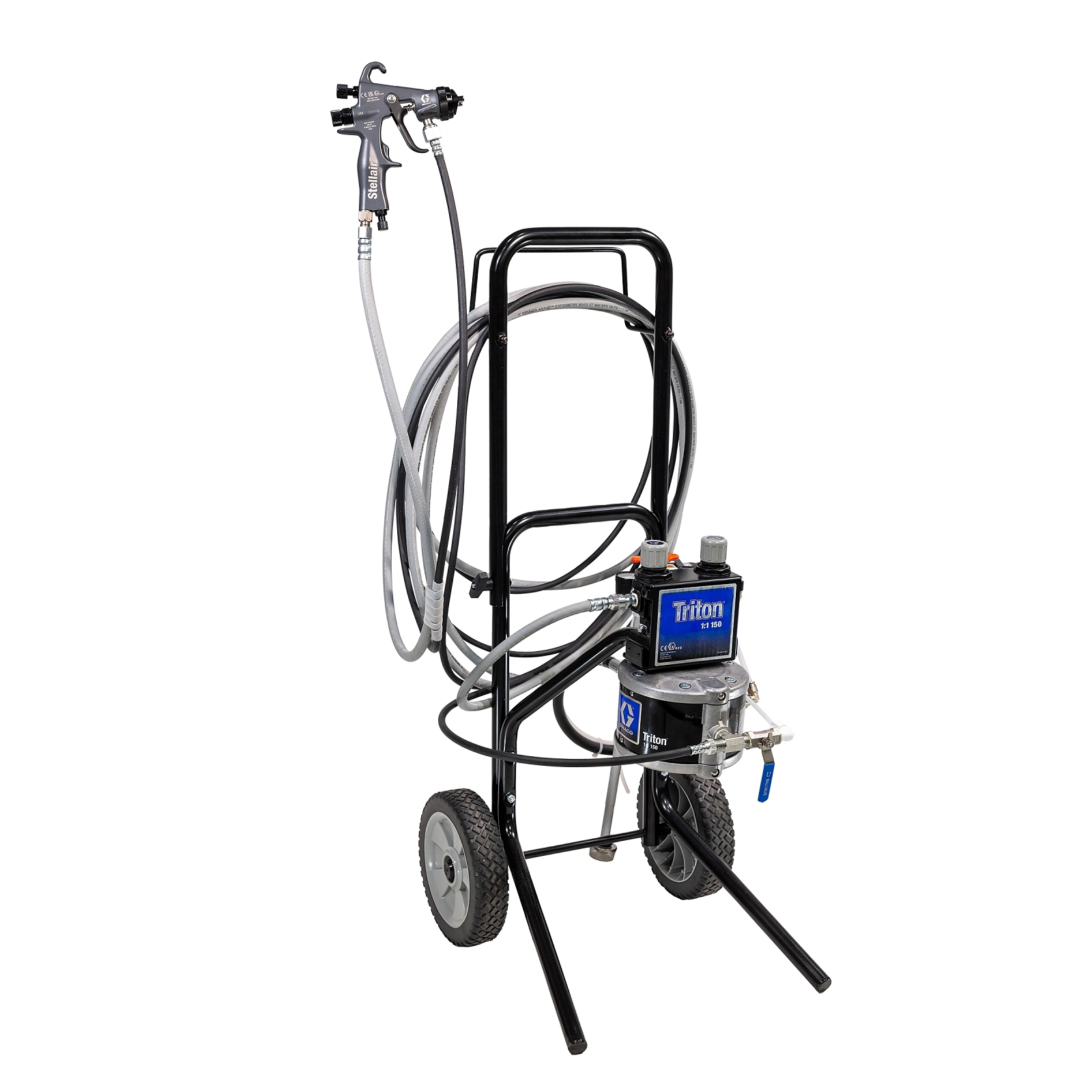 Triton Alum Spray Package, Stand, 60 psi Regulator, Suction